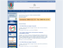 Tablet Screenshot of comune.canosa.bt.it